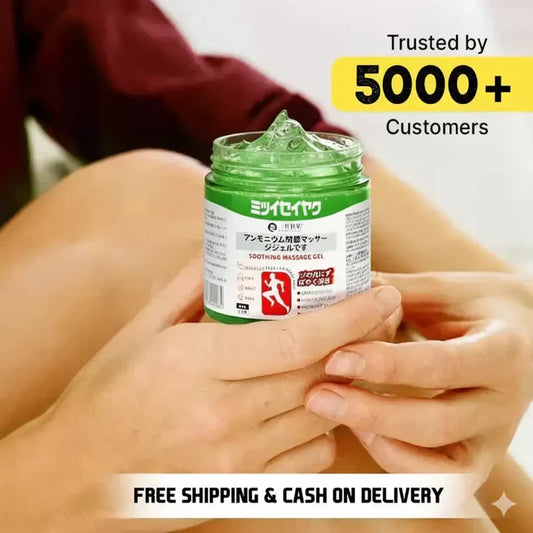 Japanese Green Massage Gel for Joint & Muscle Pain Relief (Buy 1 Get 1 Free)